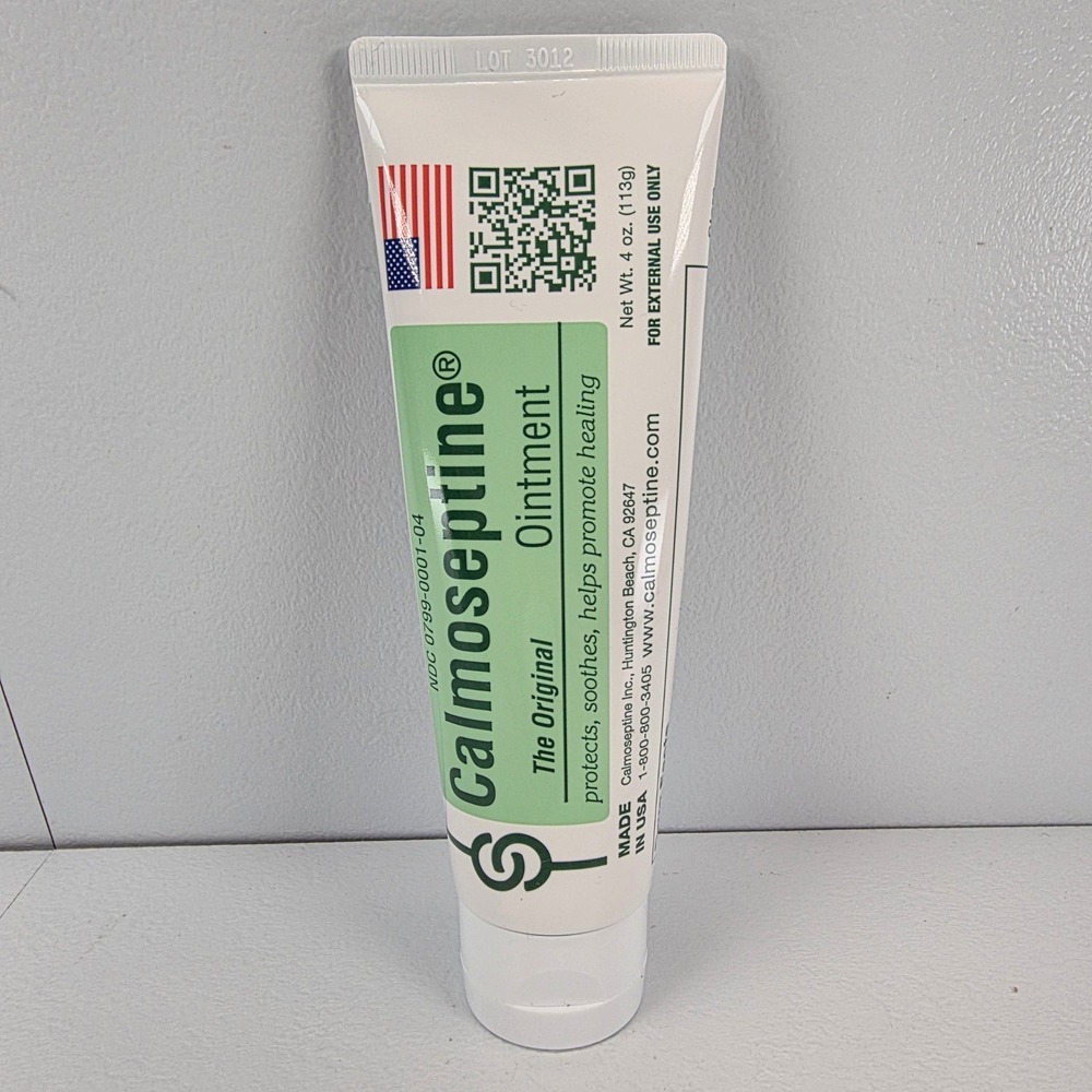 Calmoseptine‎ Ointment 4 oz Tube Skin Protectant Moisture Barrier
